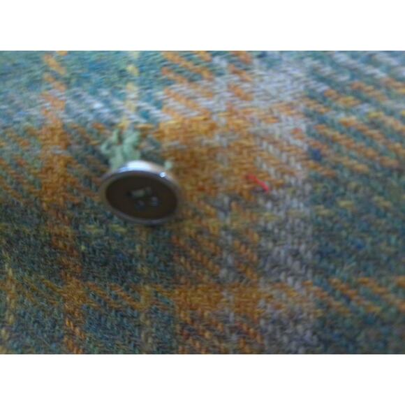 Vintage Junior Gallery Tartan Plaid Double Breasted Babydoll Style Coat Jacket - Picture 6 of 9